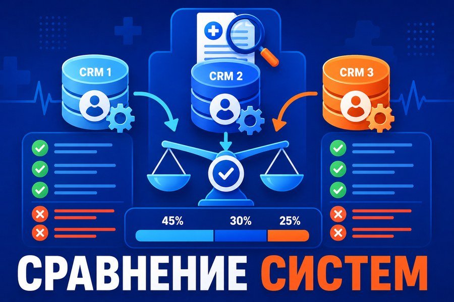 Ошибки при выборе CRM для клиники, которые дорого обходятся — CRM для клиники: обзор и сравнение систем 2026