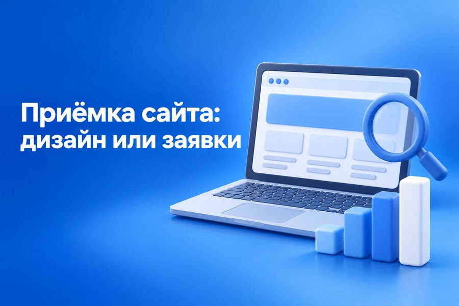 Что важнее при приёмке сайта: дизайн или формы, которые приносят заявки