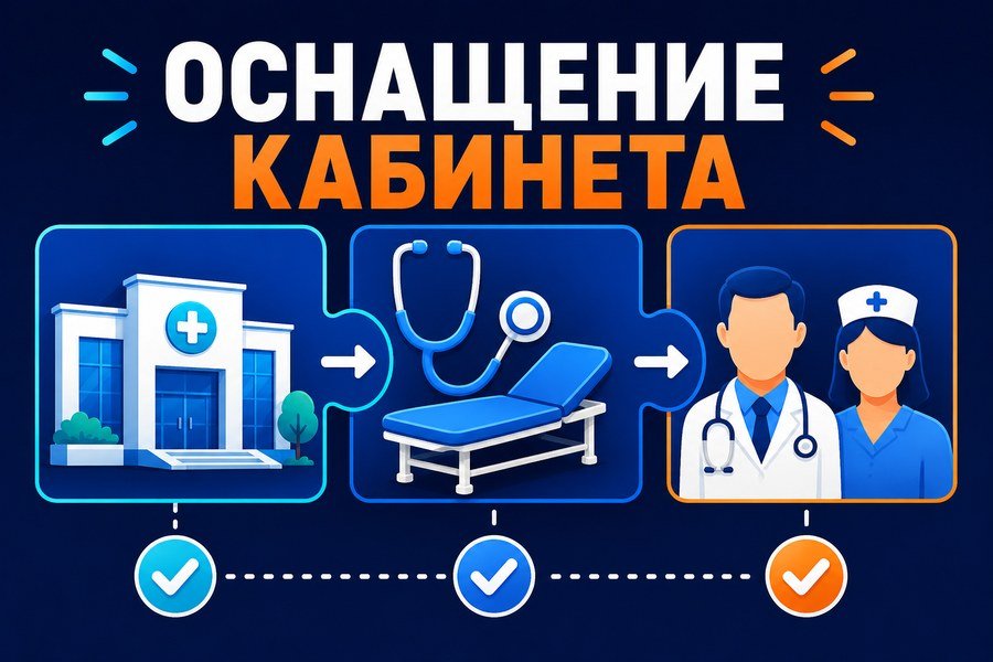 Чек-лист для открытия медицинского кабинета: 12 шагов до первой записи — Открытие медицинского кабинета частной практики