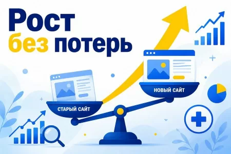 Редизайн сайта клиники без потери позиций