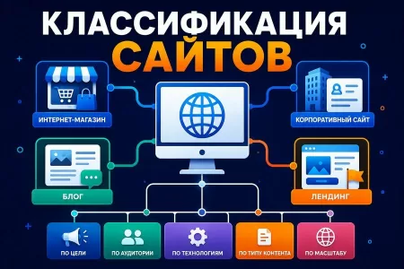 Виды сайтов: полная классификация с примерами