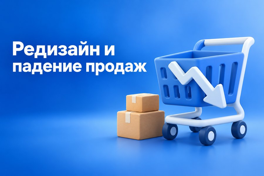 Почему после редизайна сайта упали продажи и как это исправить