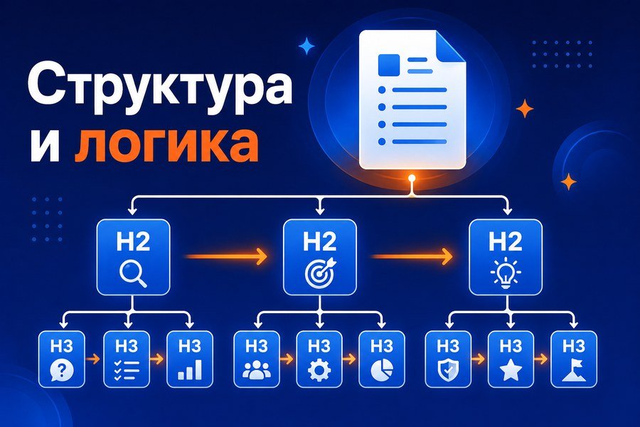 Структура статьи: заголовки H2-H3 и логика изложения — Оформление статьи в блоге: чек-лист перед публикацией