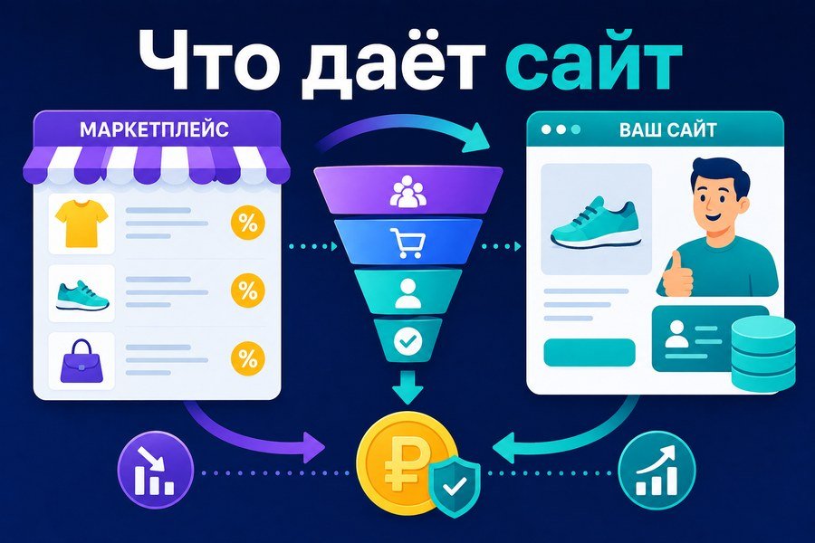 Практический чек-лист: как создать сайт, который усилит продажи на WB — Собственный сайт не заменит WB, но усилит продаж