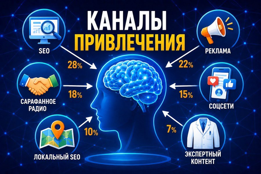 Ошибки в продвижении клиник неврологии, которые мы видим в каждом втором проекте — Продвижение клиники неврологии: страт