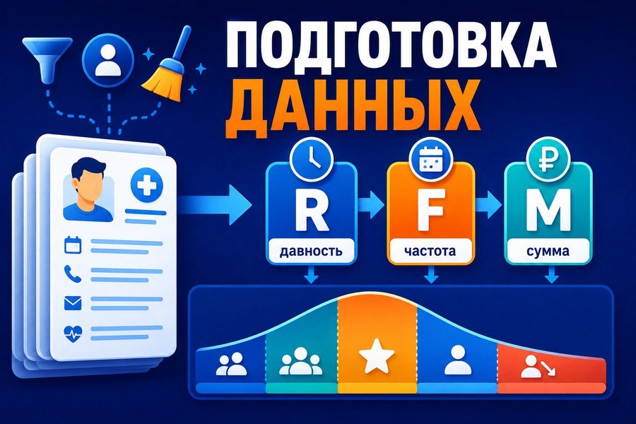Частые ошибки при RFM-анализе в медицине — RFM-анализ базы пациентов: сегментация для рассылок