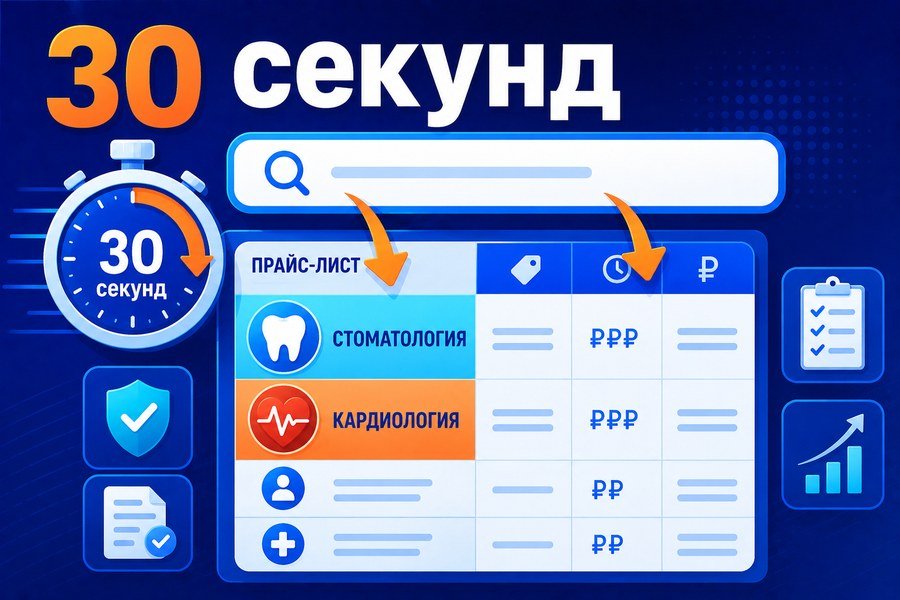 Сравнение форматов: таблица на странице, PDF, онлайн-конструктор — Прайс-лист на сайте клиники: оформляем по закону и дл