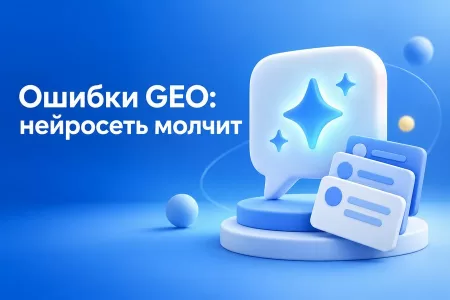 Ошибки GEO продвижения: почему вы платите, а нейросеть вас не упоминает