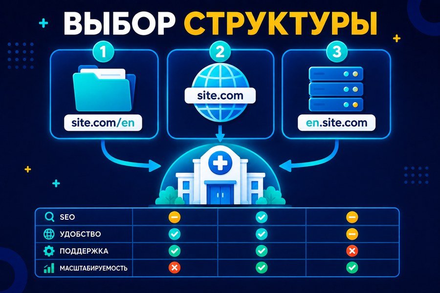 Типичные ошибки при создании мультиязычных сайтов клиник — Мультиязычный сайт клиники: когда нужен и как сделать